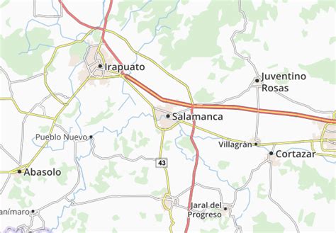 MICHELIN Salamanca map - ViaMichelin