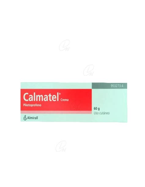 CALMATEL 18 Mg G CREMA 1 Tubo De 60 G