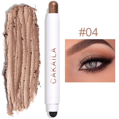 WUXICHEN Color Eye Shadow Stick Waterproof Non Smudge Nude Makeup Base Eye Shadow Walmart
