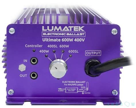 Balastro Lumatek Ultimate 240 400V 600W Controlable HPS MH De Lumatek