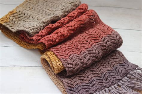 Happy Trails Scarf Crochet Pattern Rich Textures Crochet