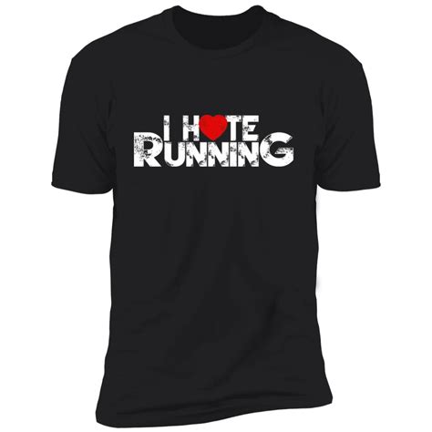 I Hate Running Shirt | Allbluetees.com