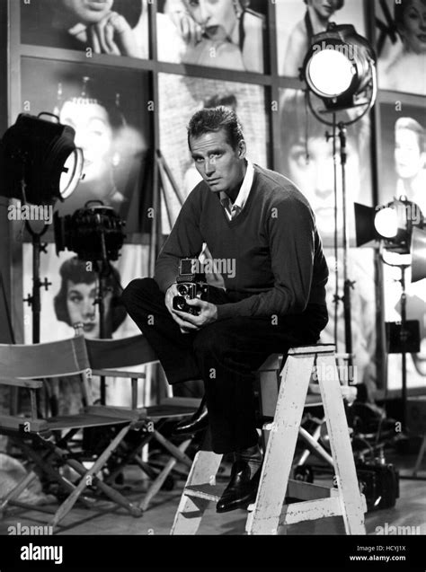 Charlton Heston 1950s Stock Photo Alamy