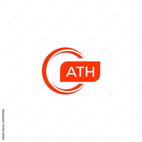 ath letter design  logo  iconath typography  technology