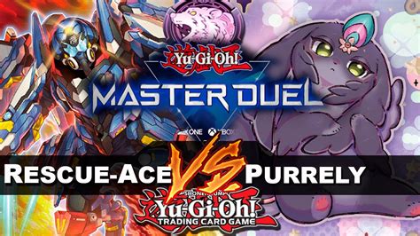 Master Duel S Rescue Ace Vs Purrely Inexplic Vel Perd O