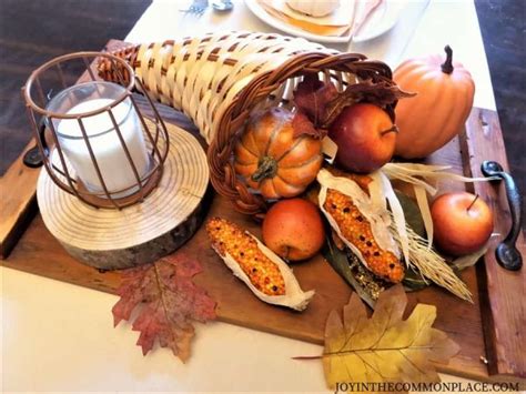 DIY Rustic Thanksgiving Centerpiece