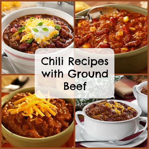 Easy Chili Recipes With Ground Beef | MrFood.com