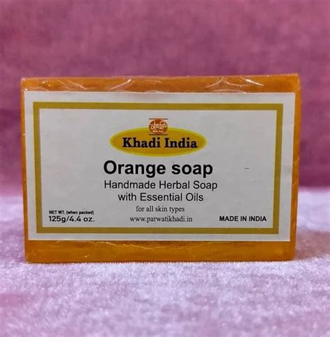 Khadi Herbal Orange Soap At Rs Piece Khadi Natural Herbal Soaps In