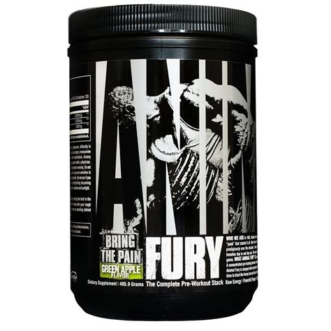 Animal Fury Pre Workout Supplement Universal Nutrition