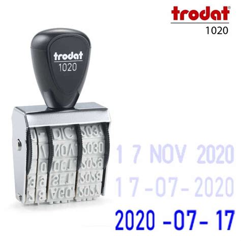 Trodat 1020 Sello Fechador De 5mm