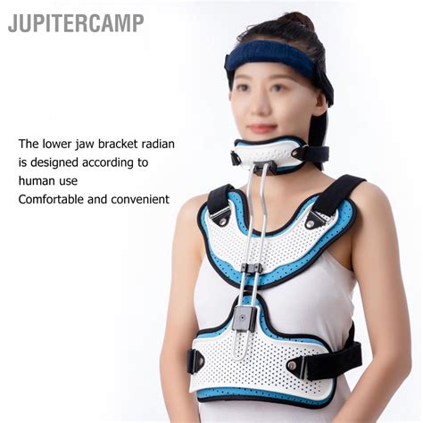 Jupitercamp Cervical Thoracic Orthosis Adjustable V Shoulder Strap Head