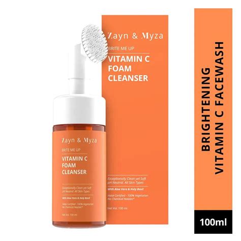 Zm Zayn Myza Vitamin C Foaming Face Wash 100ML Zora Cosmetic