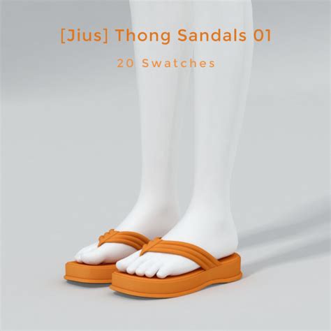 Vacation Collection Part Jius Thong Sandals Swatches K