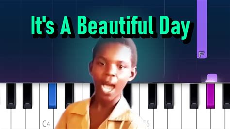 Trinix X Rushawn Its A Beautiful Day Piano Tutorial Youtube