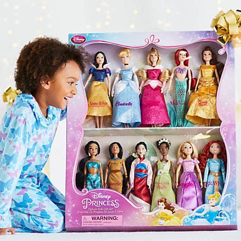 Disney Princess Classic Doll Collection Gift Set 12 Tiana Mulan