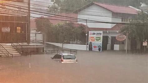 Chuva Torrencial Em Santa Cruz Do Sul Rs Youtube