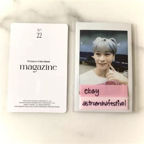 Livre Photo Astro Cha Eunwoo Magazine Carte Collectionner