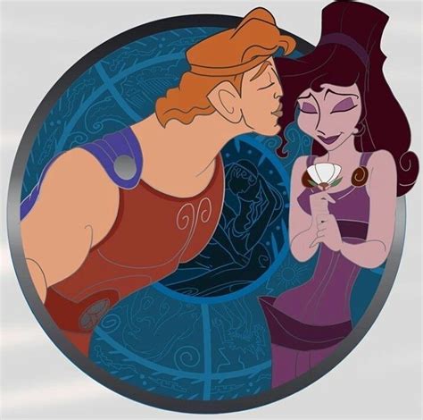 An Image Of A Man And Woman Kissing In Front Of A Circular Background