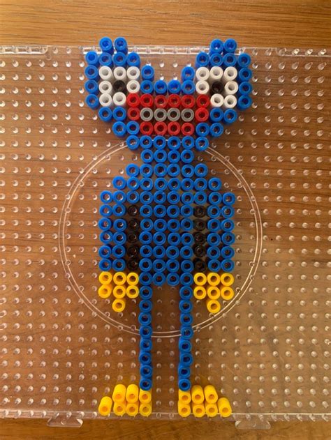 Strijkkralen Huggy Wuggy Ontwerpje Van Giel Perler Bead Art Perler