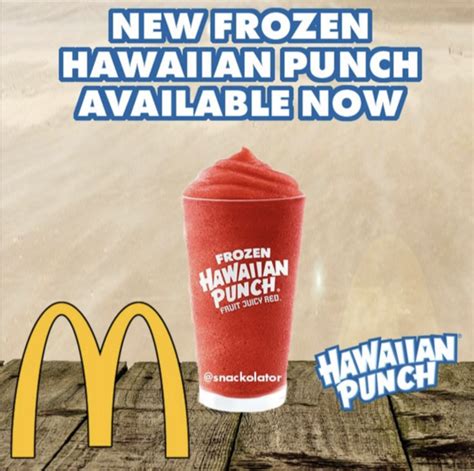 Mcdonalds Released A New Frozen Hawaiian Punch And People Are Freaking Out