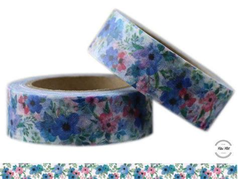 Washi Tape BLUMEN Etsy Https Etsy Me 2KG3YOJ Materialwerkzeug Blau