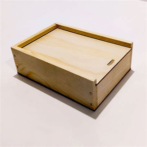 Caja De Madera Con Tapa Cm Cajaspack