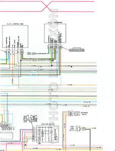 Cadillac Eldorado Color Foldout Wiring Diagrams Original