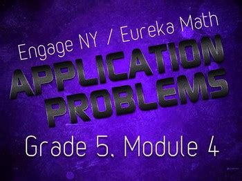 Engageny Eureka Grade Math Module Application Problems By Lee S