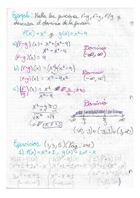 Solution Combinacion De Funciones Studypool