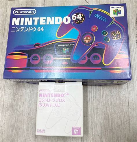 【やや傷や汚れあり】 ゲーム機 任天堂 Nintendo64 Nus 001jpn ゲーム機本体コントローラー 箱付の落札情報詳細