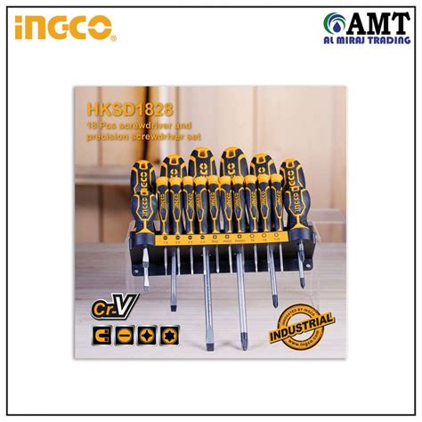 INGCO 18 Pcs Screwdriver And Precision Screwdriver Set HKSD1828