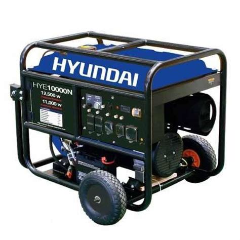 Generador Hyundai Monofasico 12 500 Kw A Gasolina 4 Tiempos HYE10000N