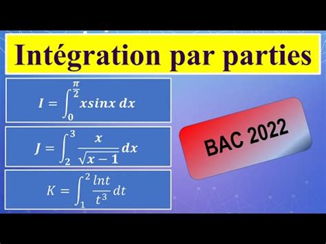 Calcul D Une Int Grale L Aide D Une Int Gration Par Parties