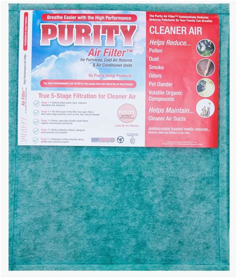 Amazon.com: Purity Air Filter High Performance 5 Stage Air Filter for