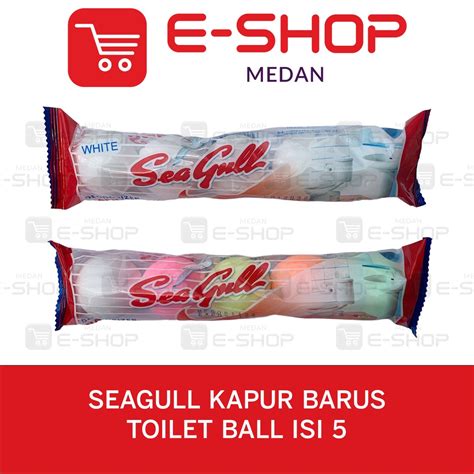 Jual Seagull Dahlia Toilet Ball White Warna Kamper Kapur Barus Sea