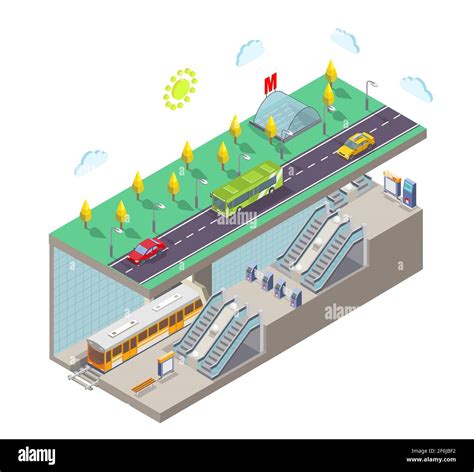 U Bahn Rolltreppe U Bahn Stock Vektorgrafiken Kaufen Alamy