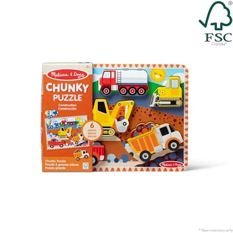 Melissa Doug Wooden Chunky Puzzles Huge Price Drop