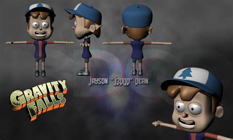 Dipper Pines 3d Model Dipper Pines Dipper Character Modeling