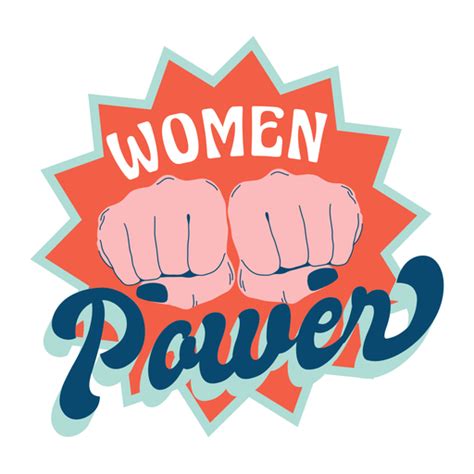 Woman Power Badge Png And Svg Design For T Shirts