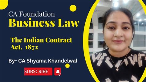 Ca Foundation Business Laws Syllabus Discussion Youtube