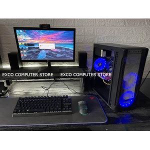 Jual PC FULLSET GAMING RAKITAN INTEL RAM 8GB GTA V VALORANT LANCAR RGB