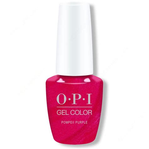 Opi Gelcolor Pompeii Purple 05 Oz Gcc09 Pink Gel Polish Opig