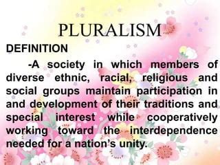 Pluralism Powerponit PPT