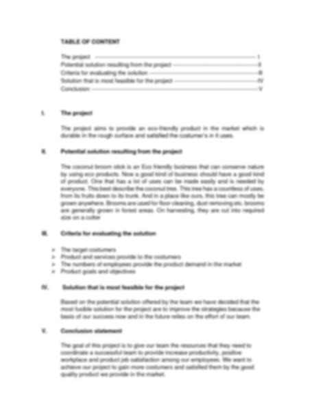 Solution Feasibility Study Studypool