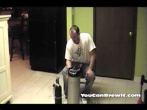 How To Keg And Force Carbonate Your Beer Homebrew Tutorial Youtube