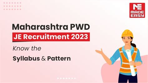 Maharashtra Pwd Je Recruitment Know Syllabus Pattern