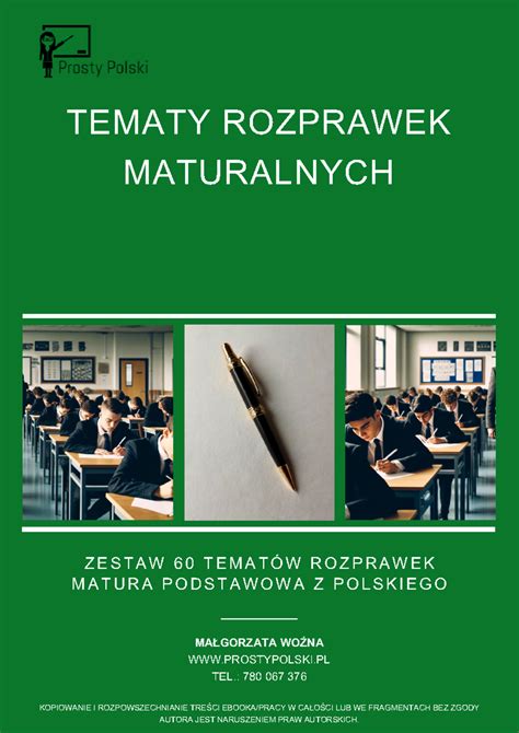 Pdeo0004 Tematy Rozprawek Maturalnych Poziom Podstawowy Raured Z E S T A W 6 0 T E M A T Ó W R