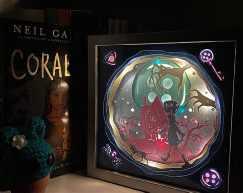 Coraline Halloween Inspired 3D Lighted Shadow Box Etsy