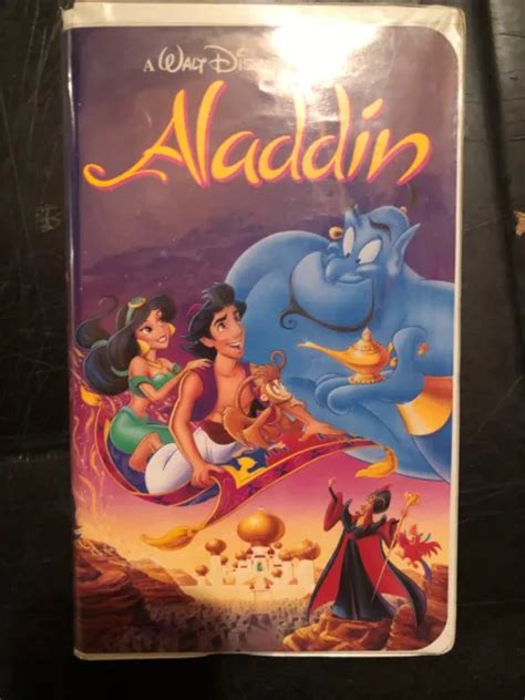 Aladdin Walt Disney Vhs The Classics Black Diamond 1993 Clamshell Case Eur 0 92 Picclick Fr