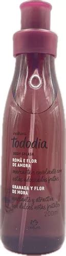 Body Splash Romã E Flor De Amora Natura Tododía 200ml Volume da unidade